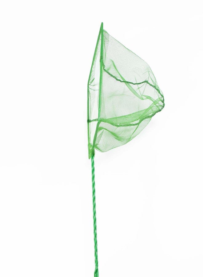 AOODOOM Aquarium Fishing Net Fish Tank Cleaning Tools Fine Mesh Net with Long Handle Green 8 Inch - Image 3